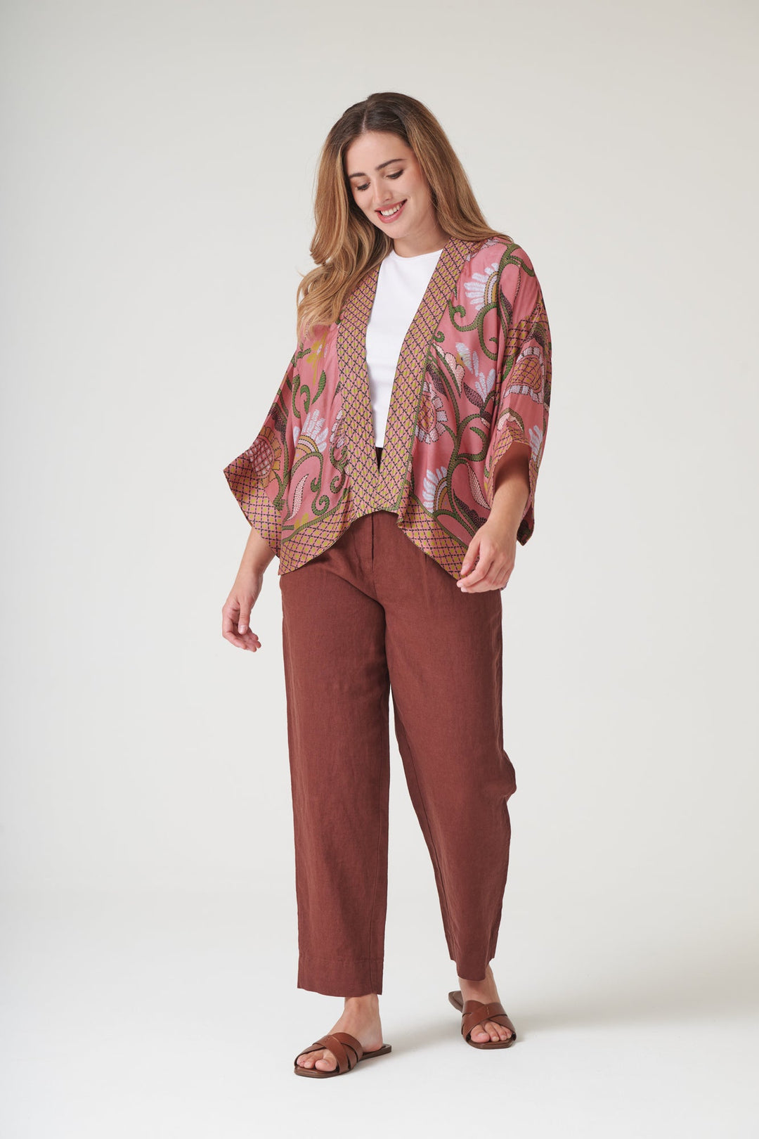 Giant Kantha Dusk Kimono - One Hundred Stars