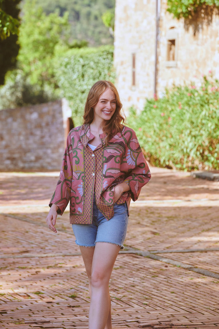 Giant Kantha Dusk Summer Jacket - One Hundred Stars