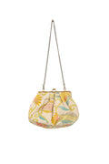 Giant Kantha Lime Lock Clutch Bag