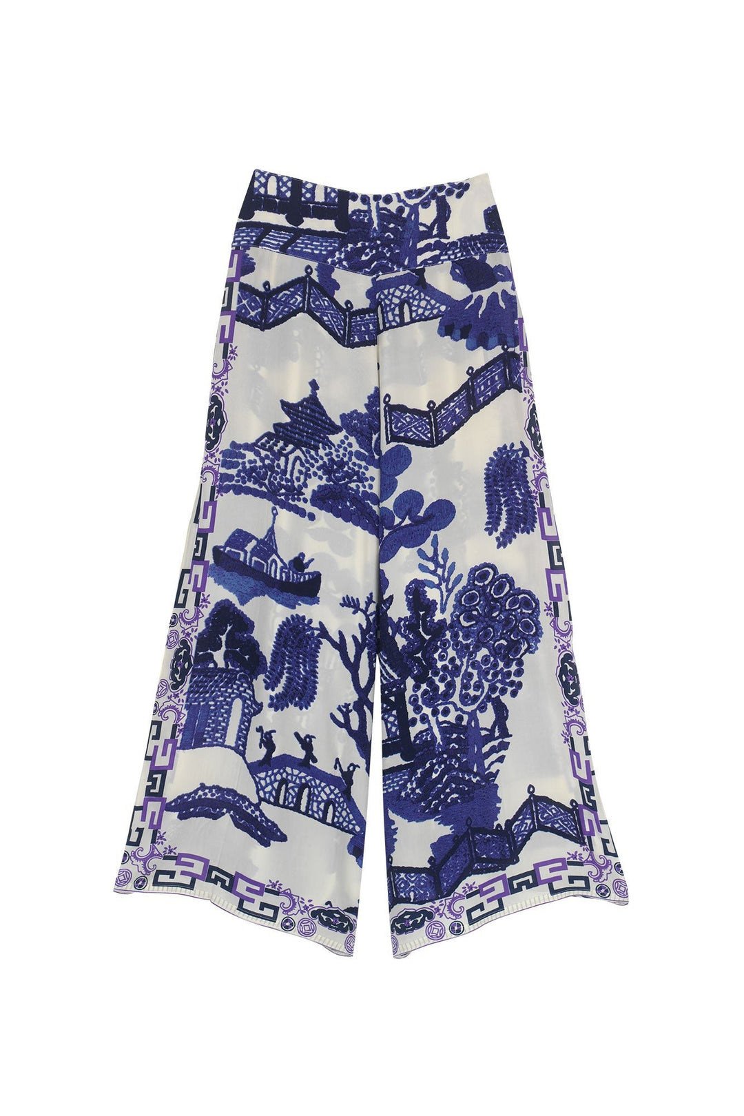 Giant Willow Blue Palazzo Pants - One Hundred Stars