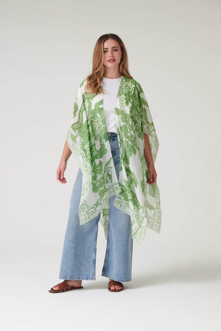 Giant Willow Green Throwover - One Hundred Stars