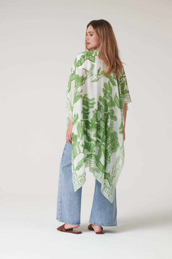 Giant Willow Green Throwover - One Hundred Stars