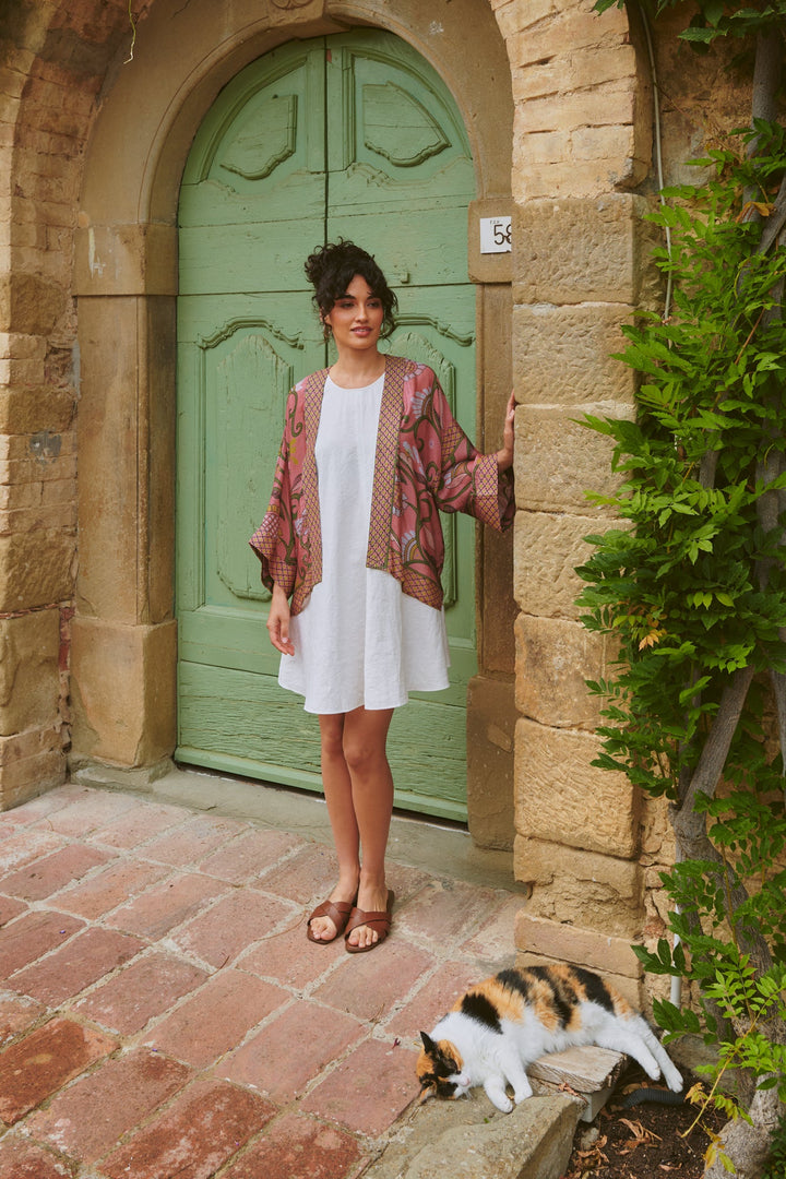 Giant Kantha Dusk Kimono - One Hundred Stars