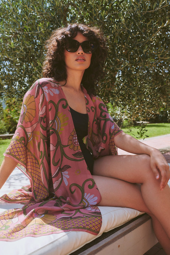 Giant Kantha Dusk Throwover
