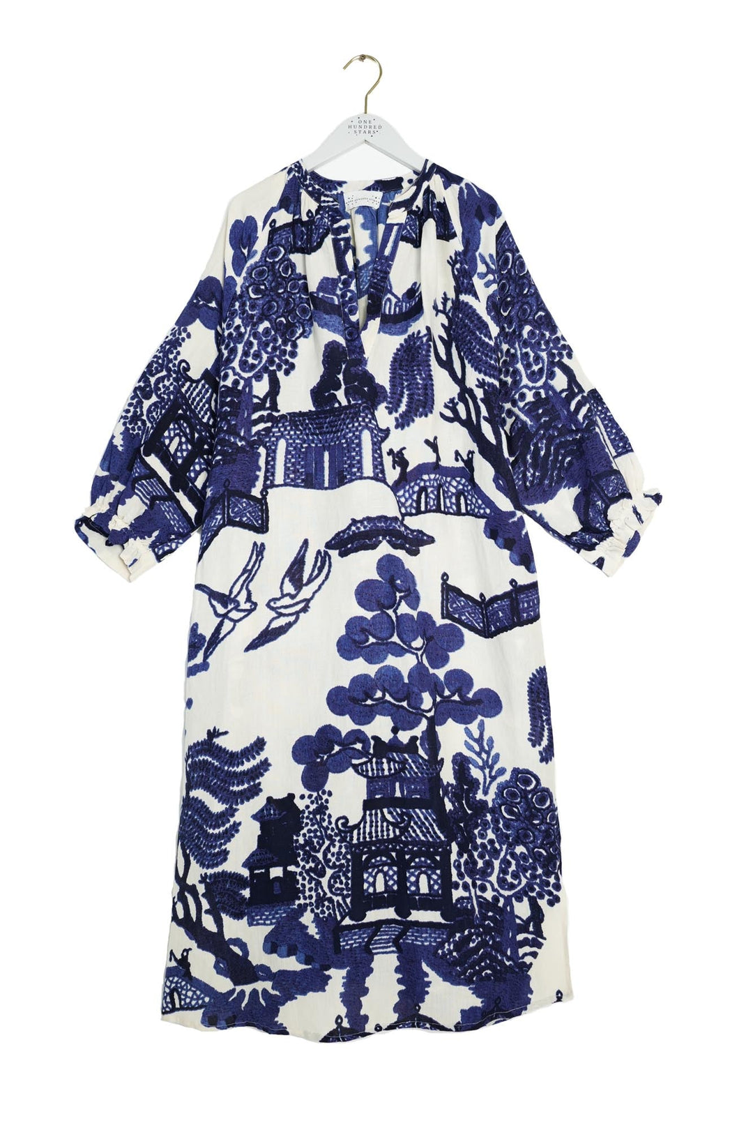 Giant Willow Blue Raglan Dress Giant Willow Blue Raglan Dress
