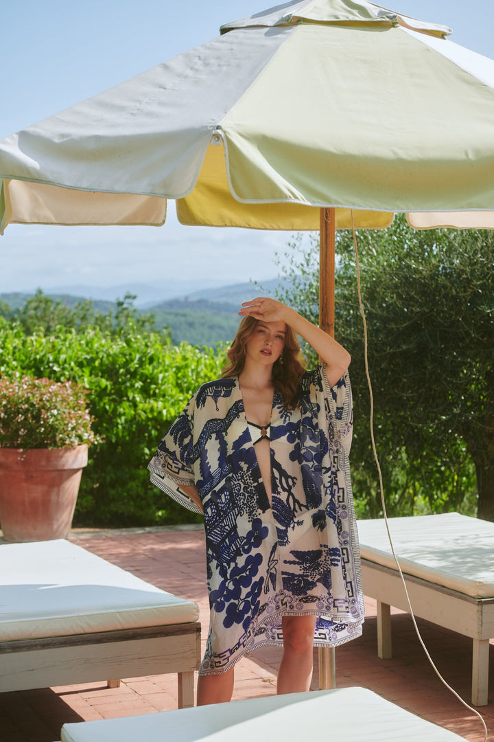 Giant Willow Blue Throwover - One Hundred Stars