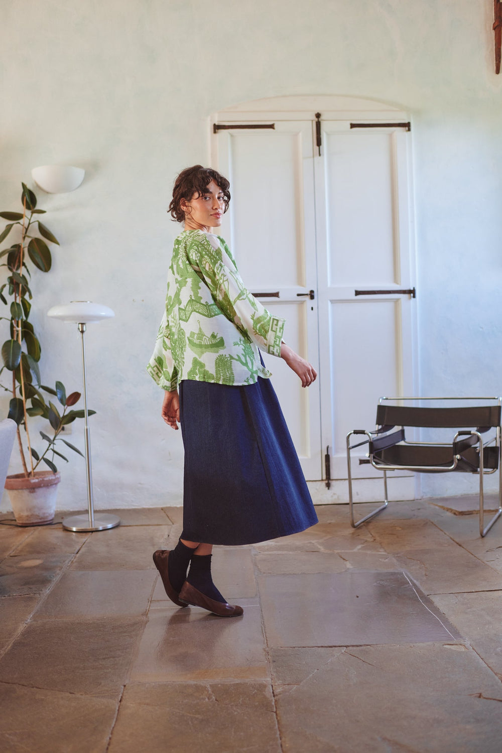 Giant Willow Green Kimono - One Hundred Stars