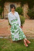 Giant Willow Green A-line Maxi Skirt
