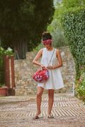 Giant Willow Violet Kiss Lock Clutch Bag
