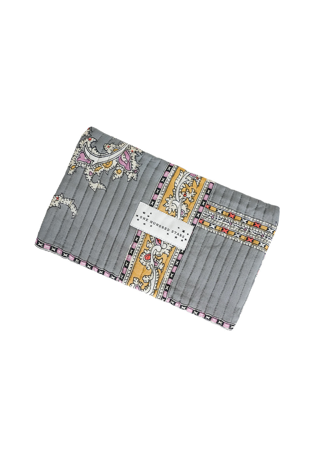 Handkerchief Grey Pencil Pouch - One Hundred Stars