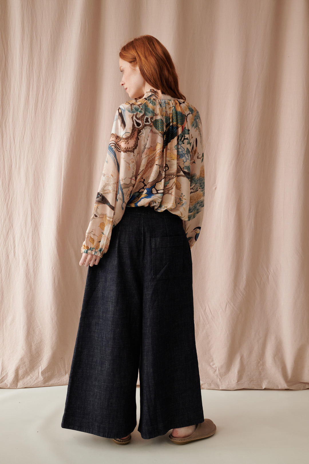 Hummingbird Nude Pussybow Blouse - One Hundred Stars