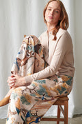 Hummingbird Nude Palazzo Pants