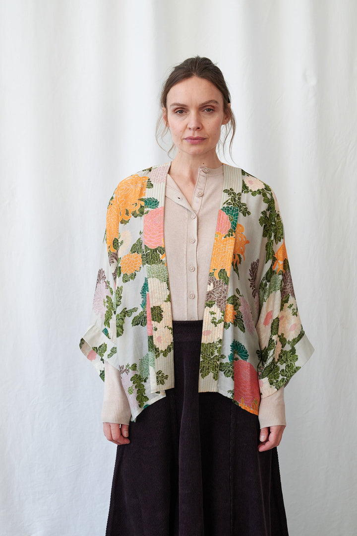 Jacquard Putty Kimono