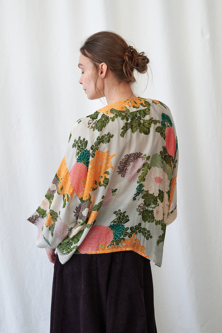 Jacquard Putty Kimono
