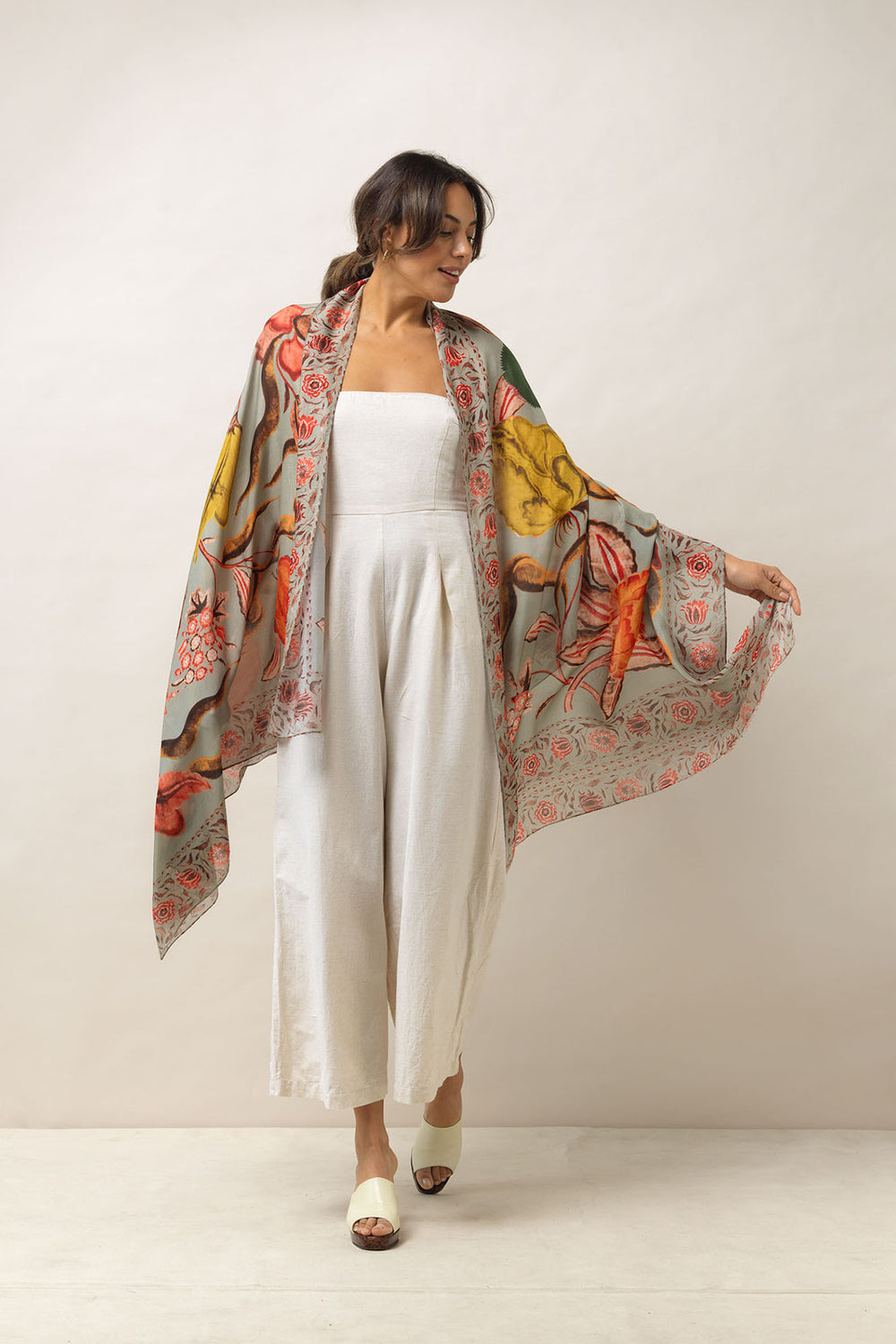 Joy Grey Scarf - One Hundred Stars