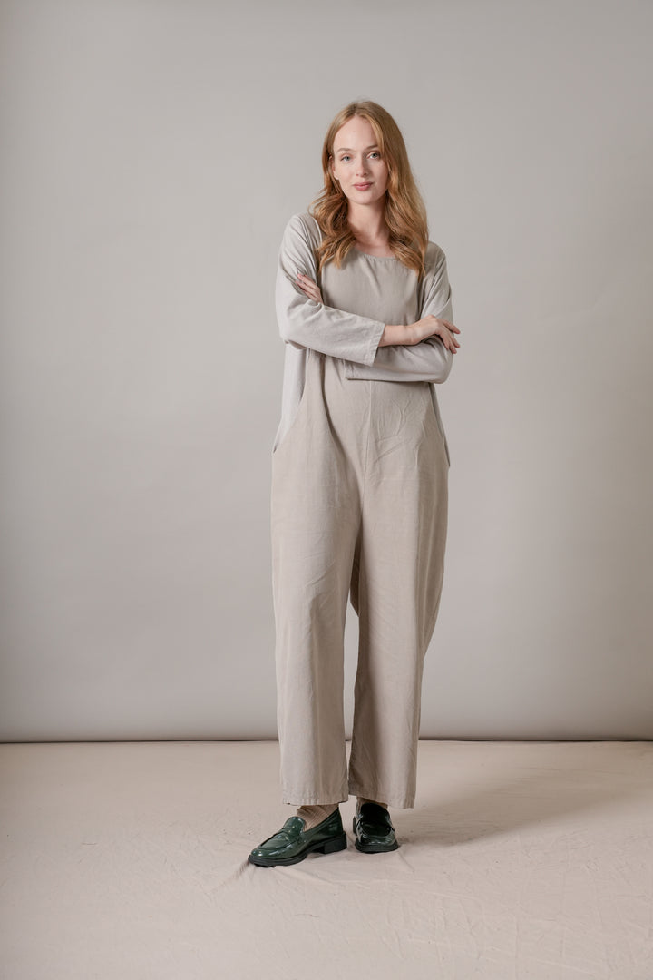 Stone Needlecord Jumpsuit - One Hundred Stars