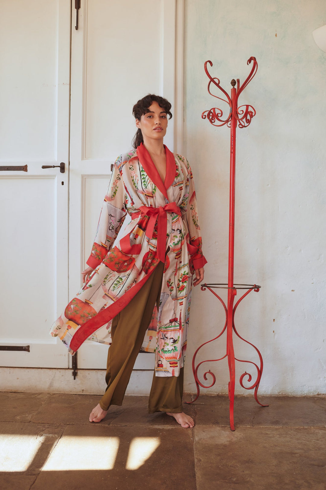 Lanterns Red Gown - One Hundred Stars