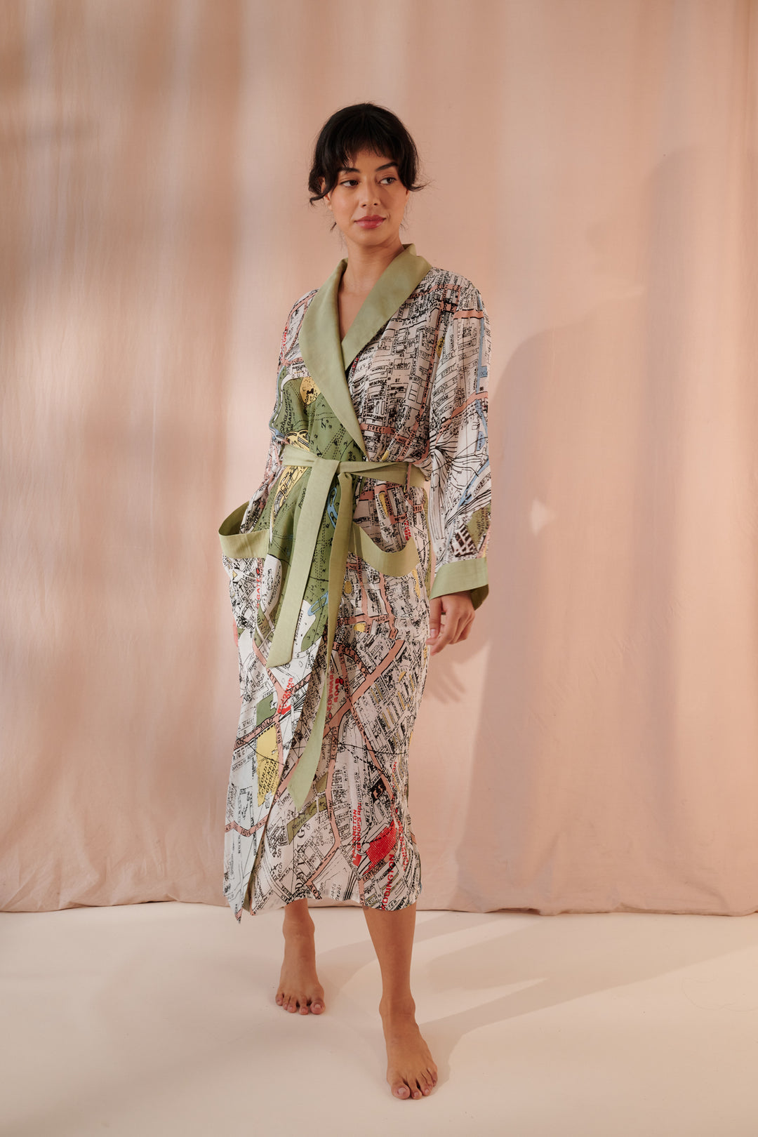 London Map Gown - One Hundred Stars
