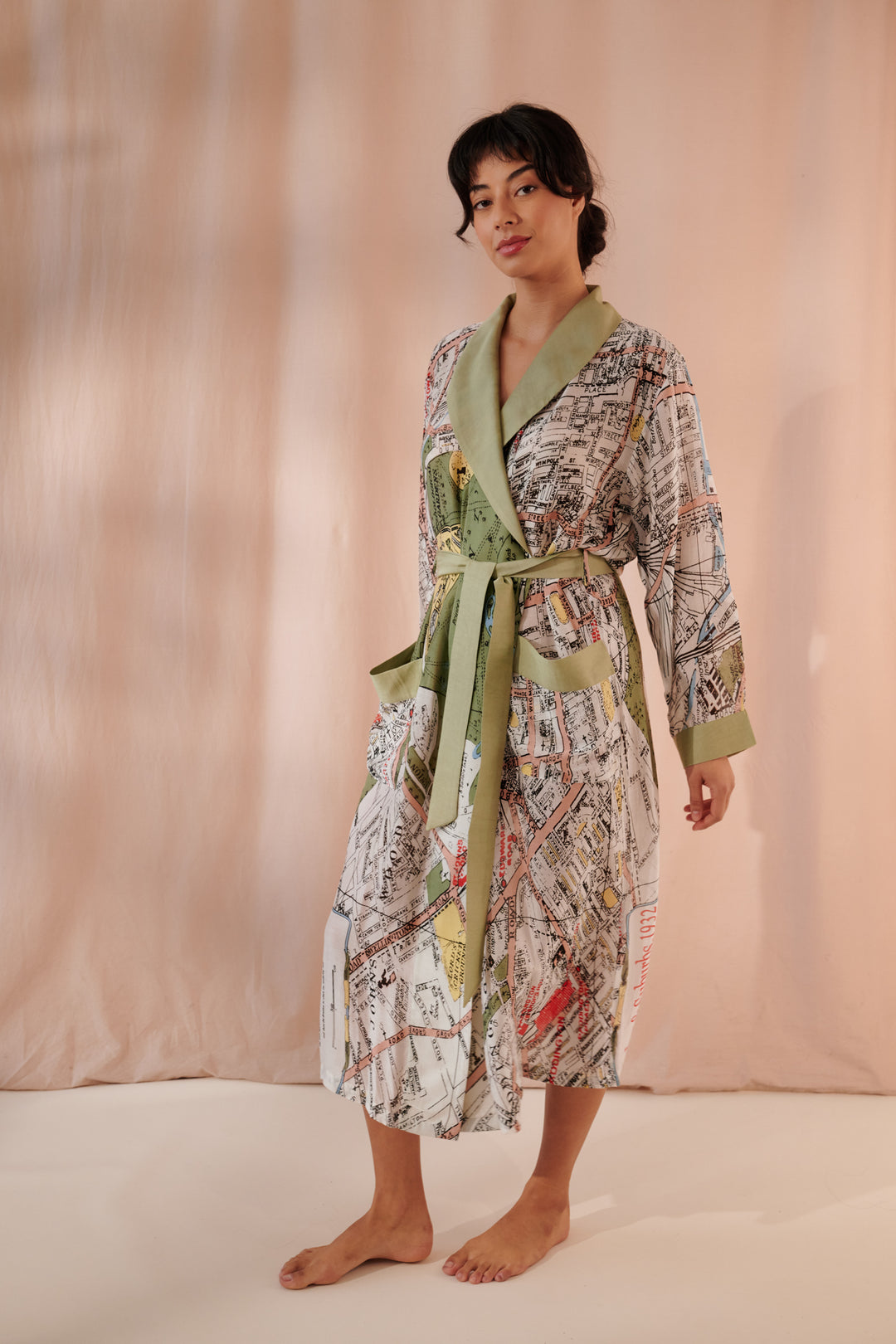 London Map Gown - One Hundred Stars