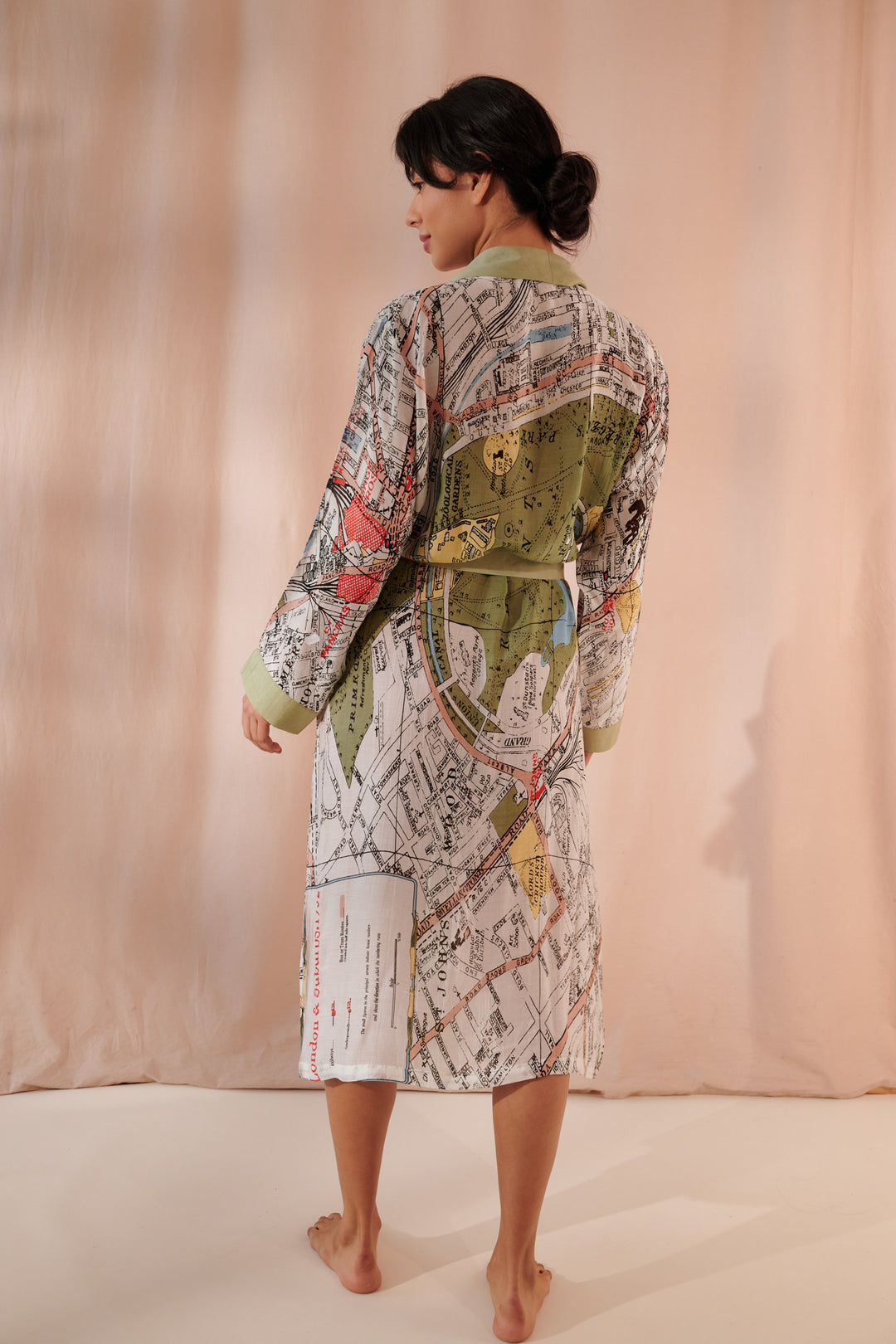 London Map Gown - One Hundred Stars