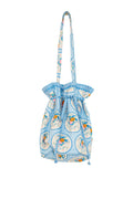 Magnolia Plates Baby Blue Cotton Vanity Bag