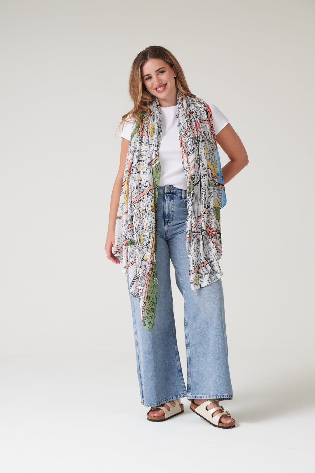 London Map Scarf - One Hundred Stars