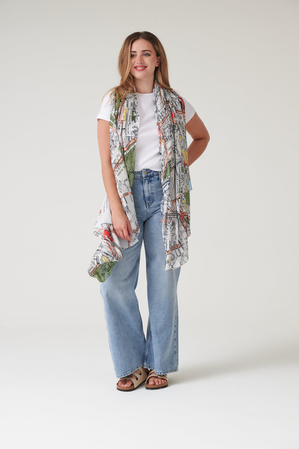 London Map Scarf - One Hundred Stars