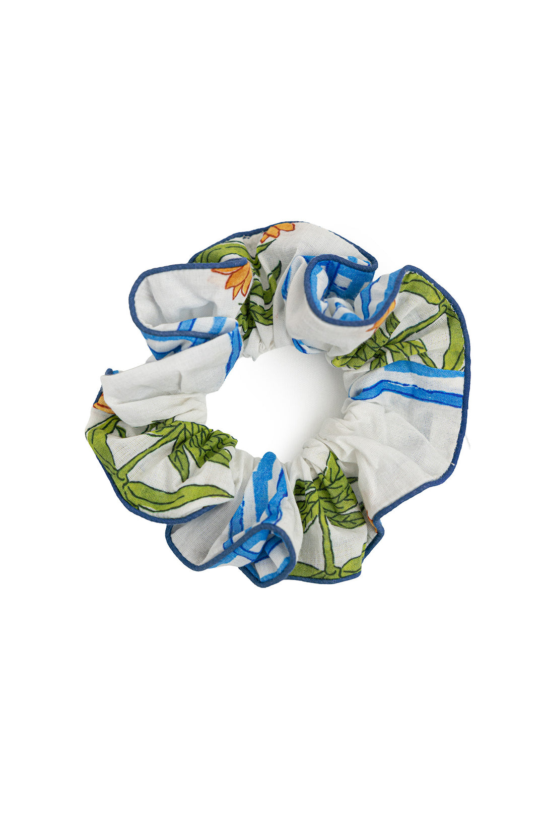Marigold Check Scrunchie Set - One Hundred Stars