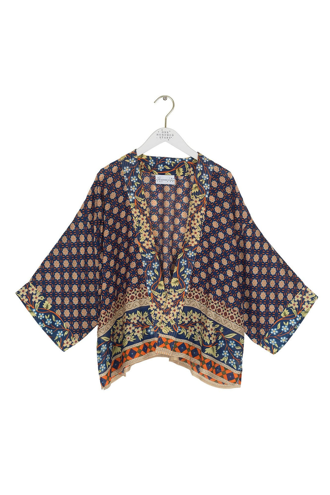 Moorish Blue Kimono - One Hundred Stars