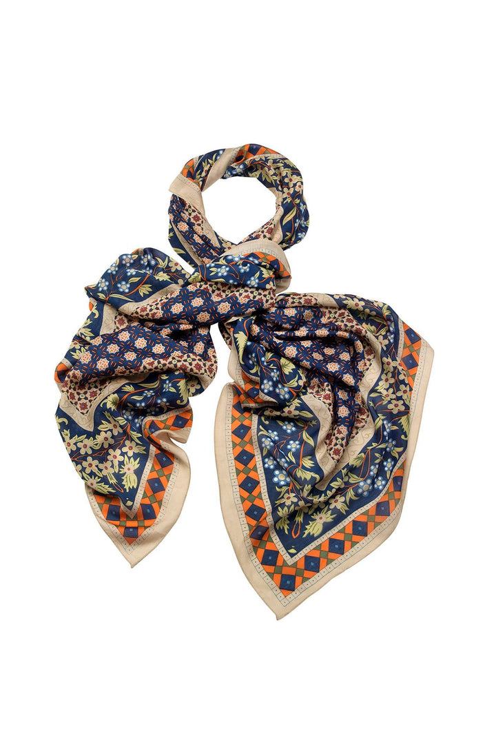 Moorish Blue Scarf - One Hundred Stars