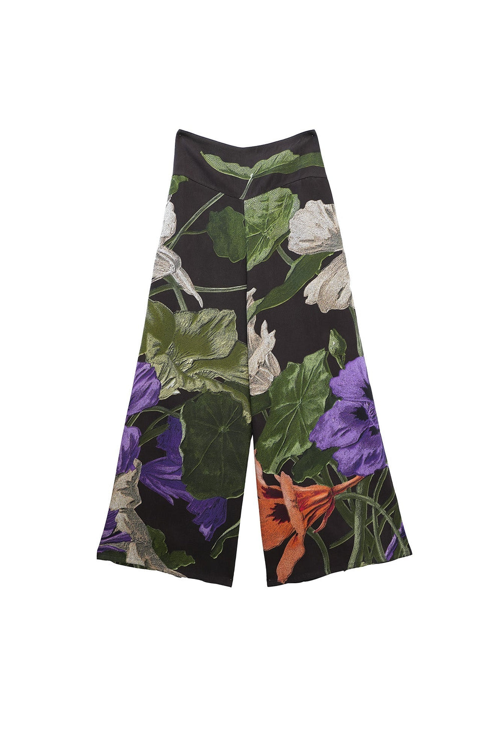 Nasturtium Black Palazzo Pants - One Hundred Stars