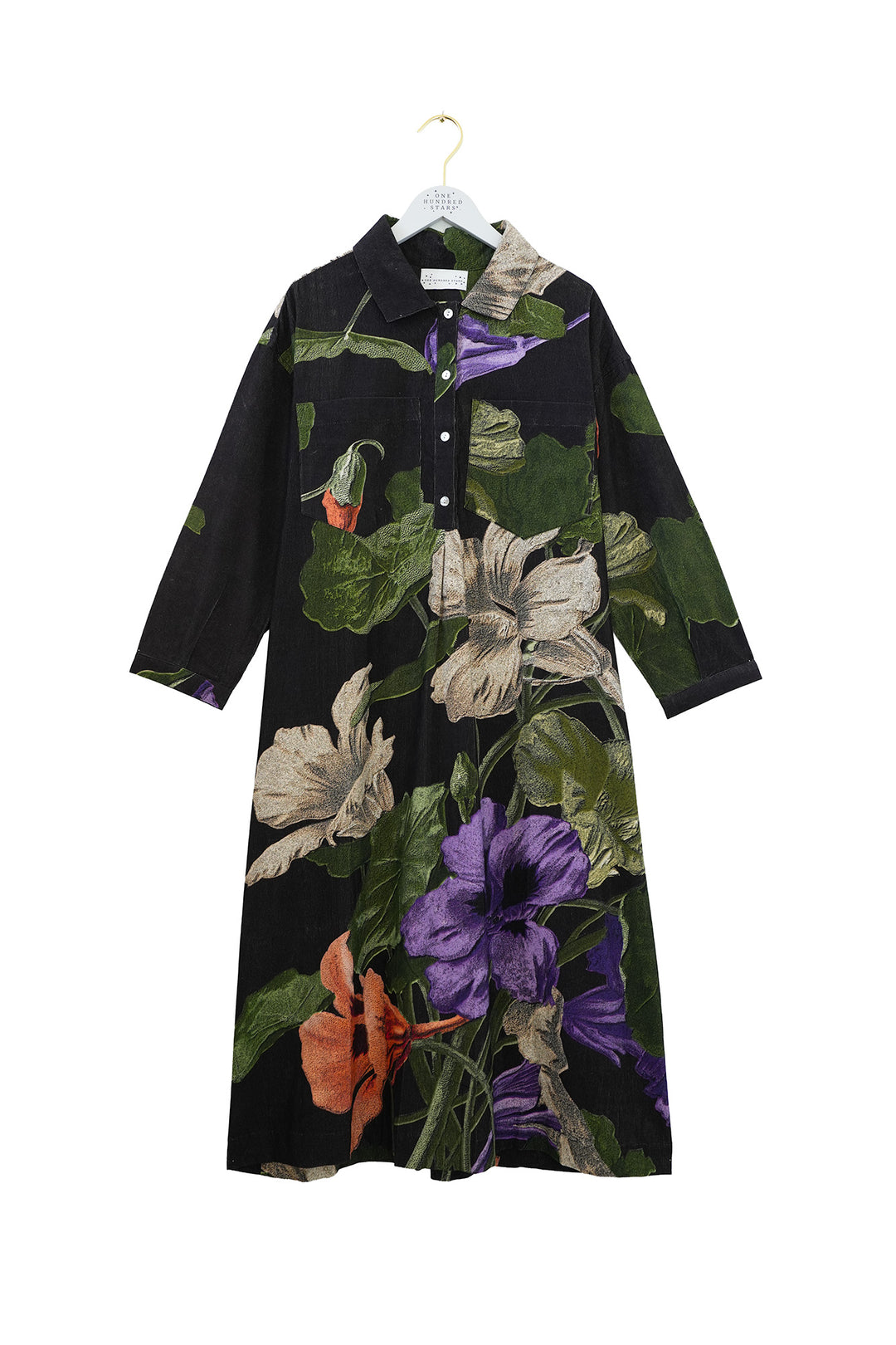 Nasturtium Black Pocket Dress - One Hundred Stars