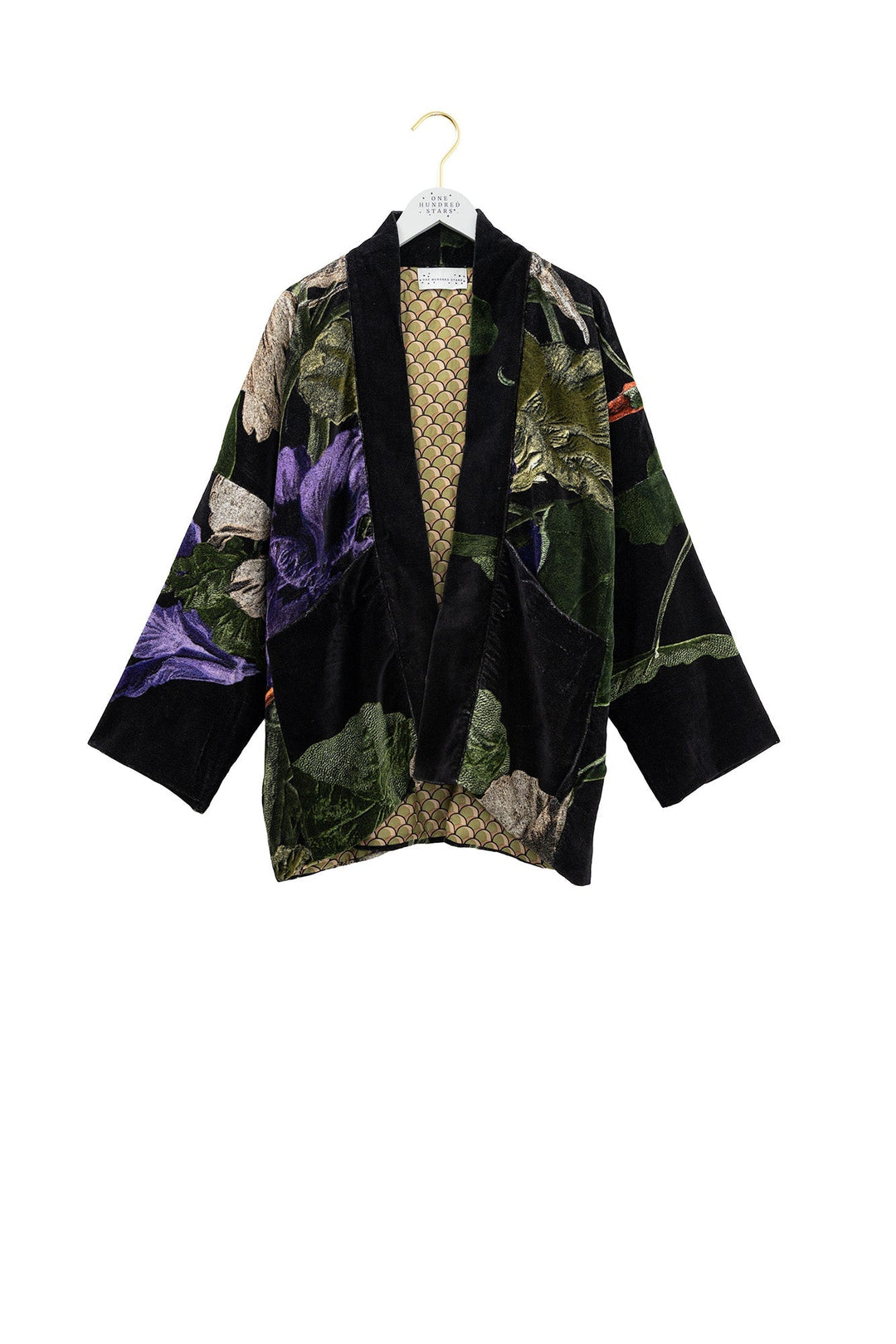Nasturtium Black Velvet Pocket Jacket - One Hundred Stars