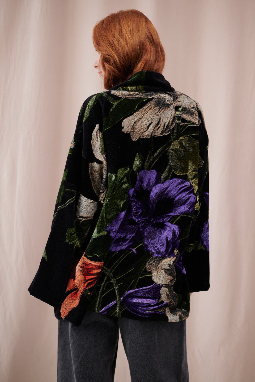 Nasturtium Black Velvet Pocket Jacket - One Hundred Stars
