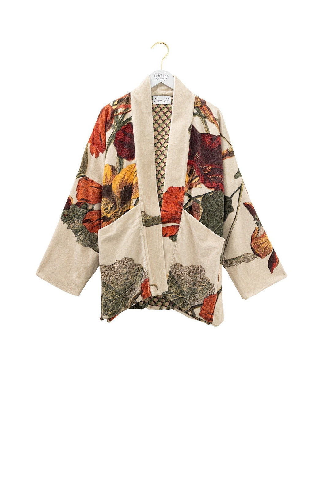 Nasturtium Fawn Velvet Pocket Jacket - One Hundred Stars