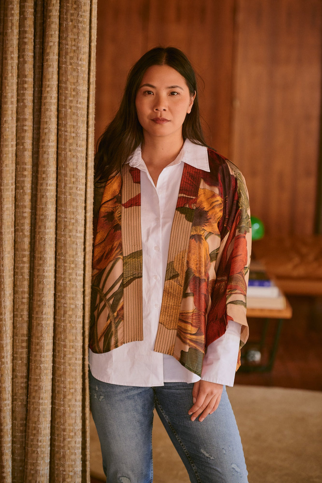 Nasturtium Fawn Kimono - One Hundred Stars