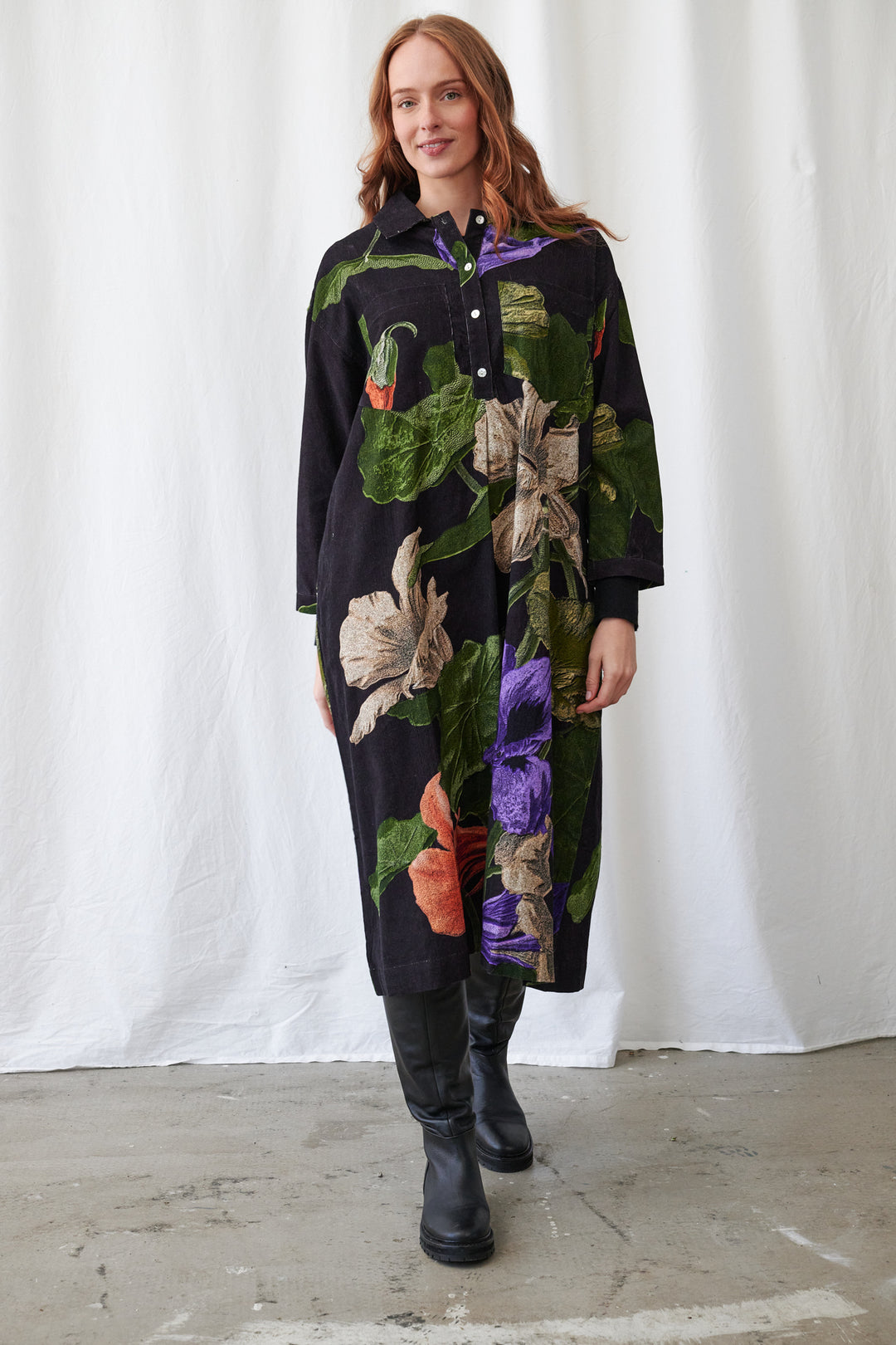 Nasturtium Black Pocket Dress - One Hundred Stars