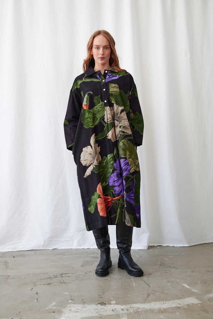 Nasturtium Black Pocket Dress - One Hundred Stars