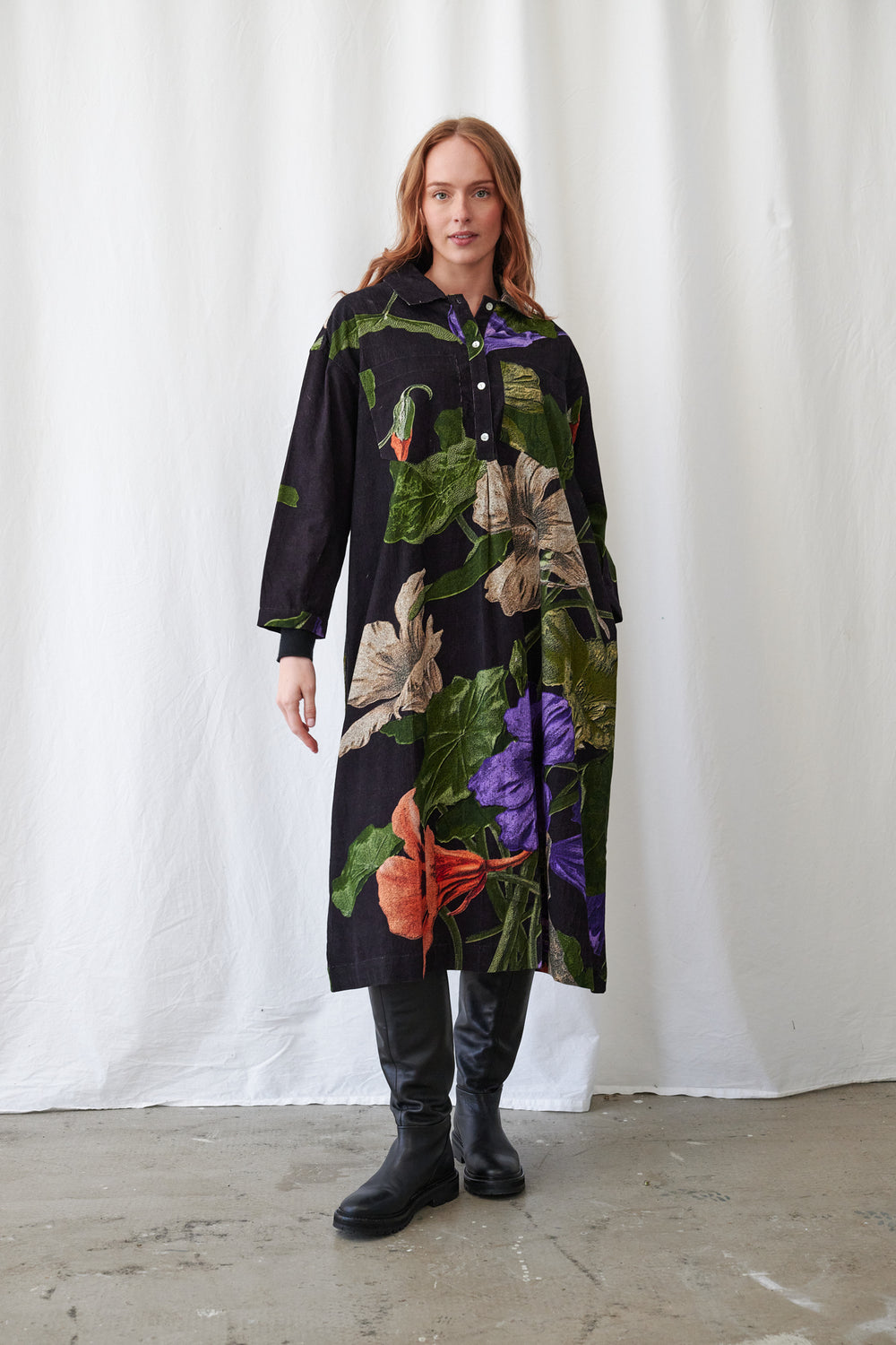Nasturtium Black Pocket Dress - One Hundred Stars
