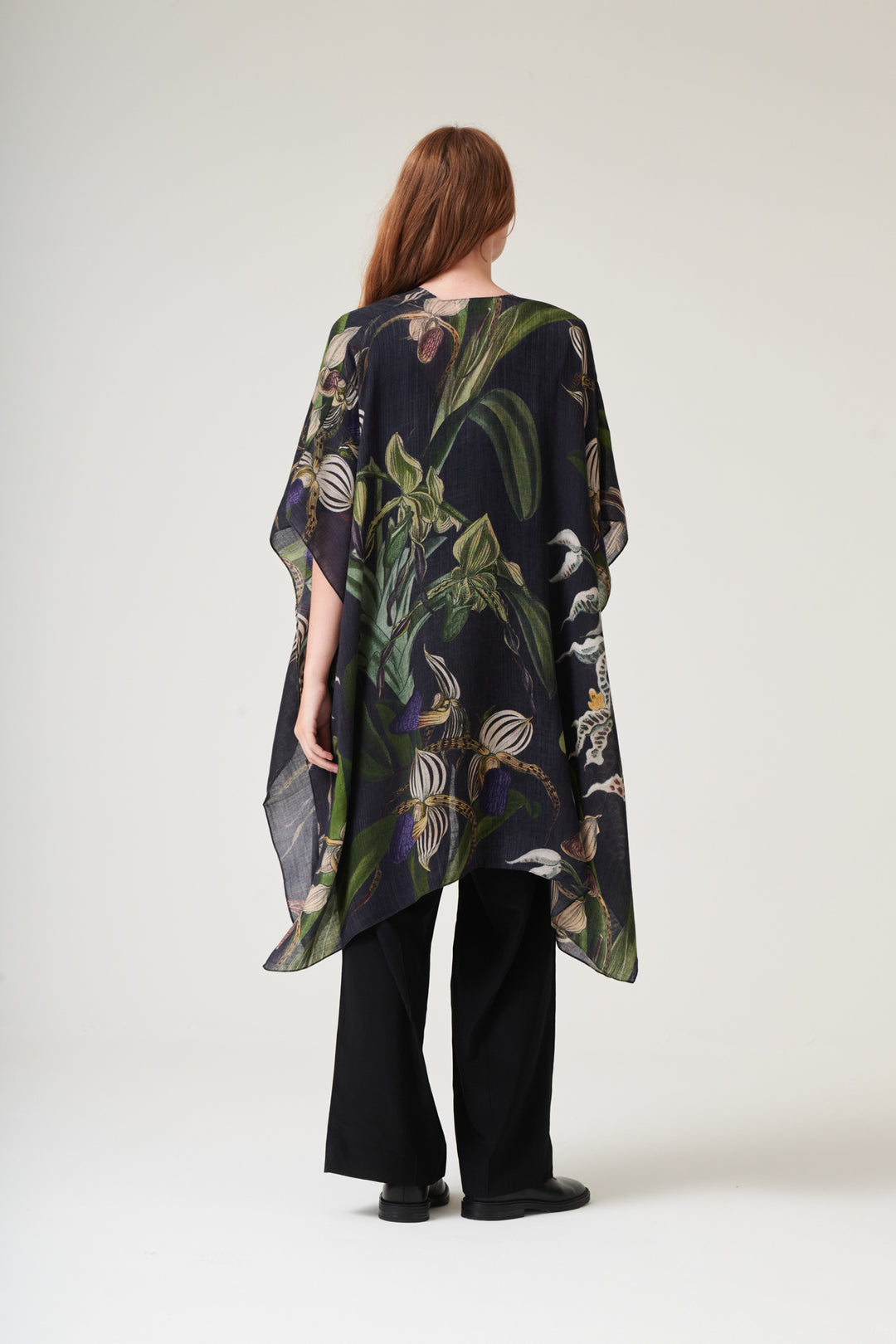 Orchid Black Wool Throwover - One Hundred Stars