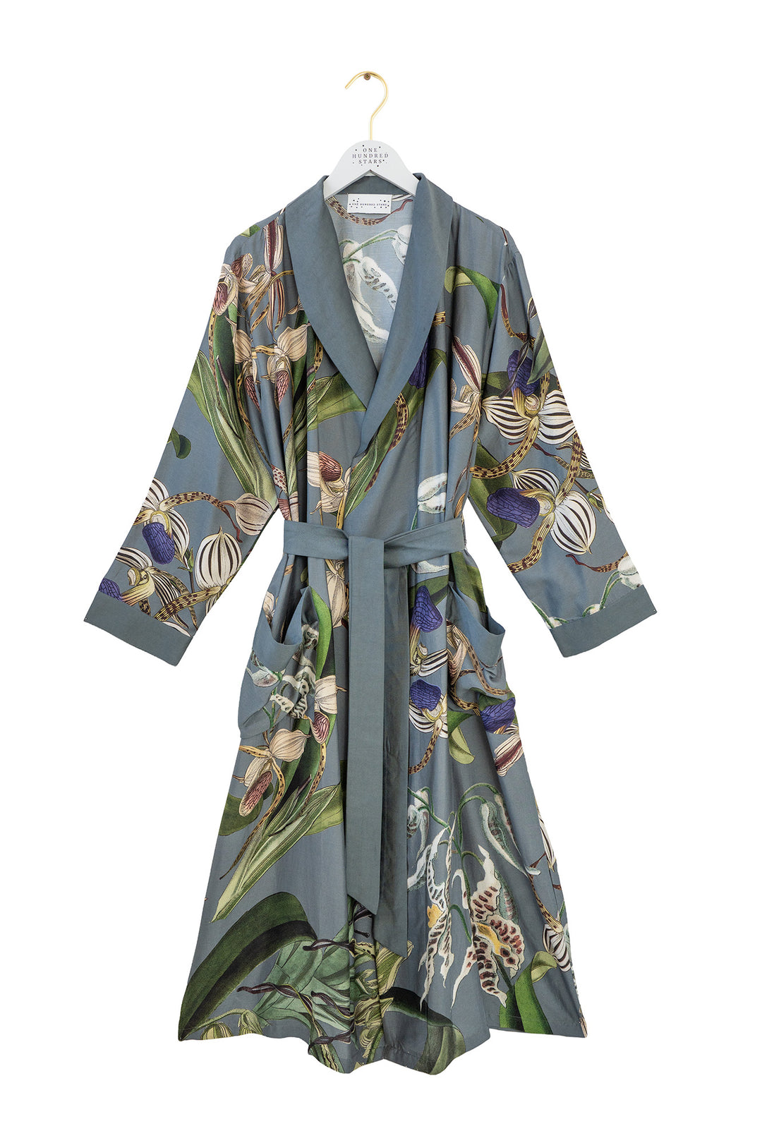 Orchid Grey Gown - One Hundred Stars