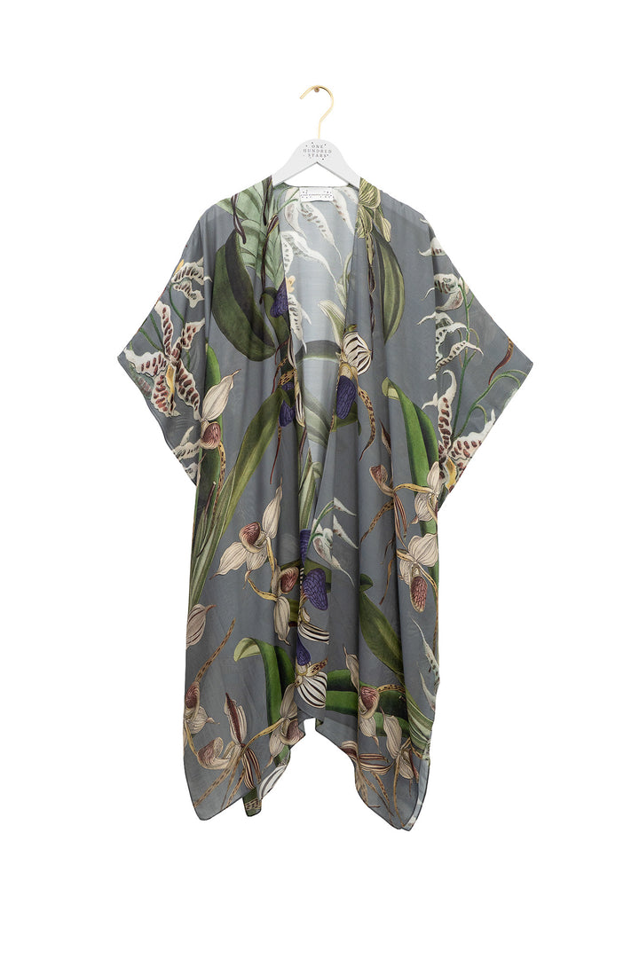 Orchid Grey Throwover - One Hundred Stars