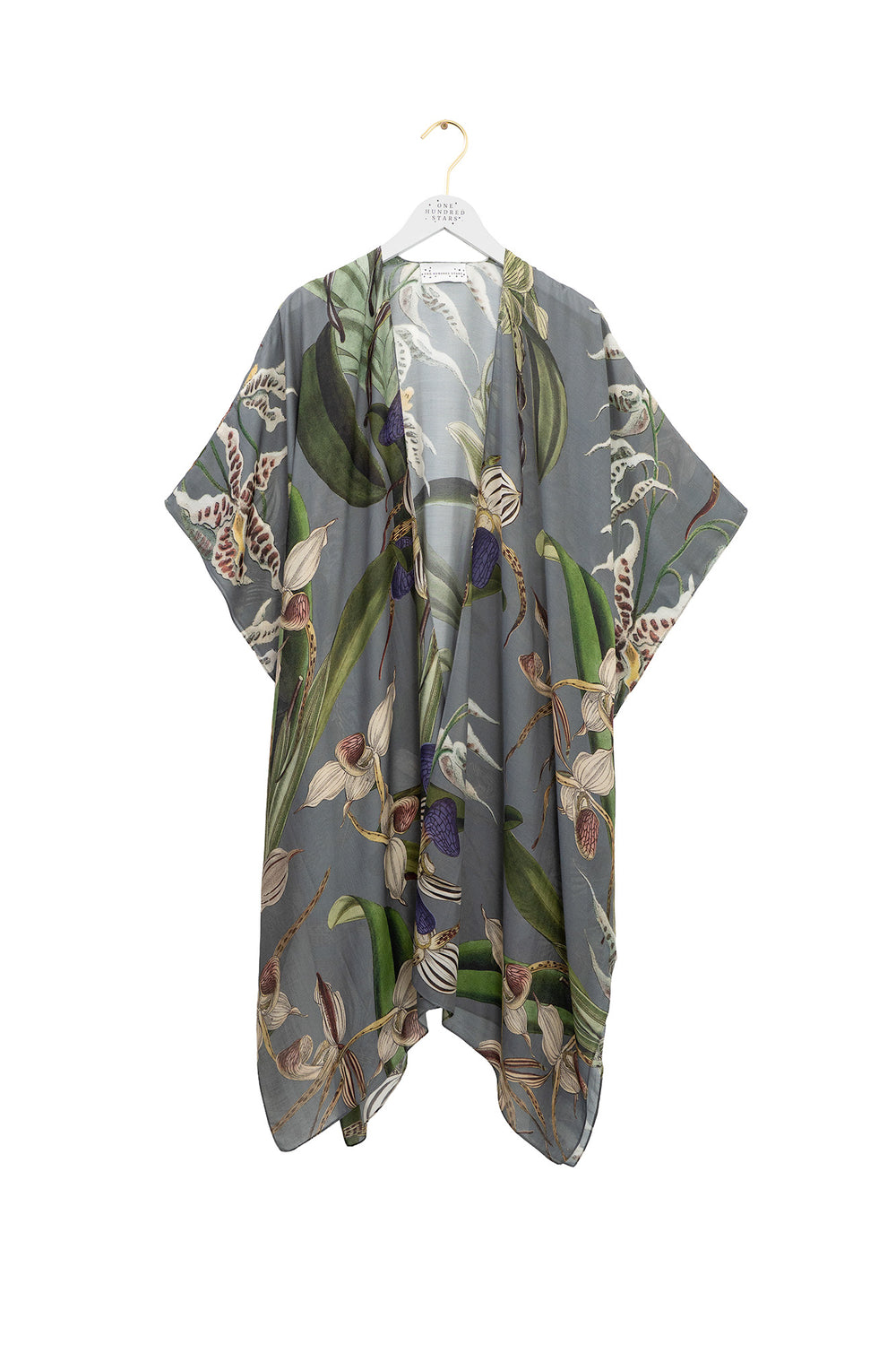Orchid Grey Throwover - One Hundred Stars