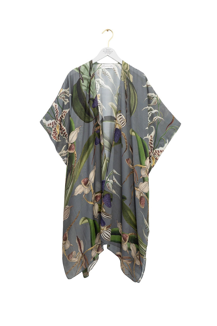 Orchid Grey Throwover - One Hundred Stars