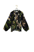 Orchid Black PussyBow Blouse