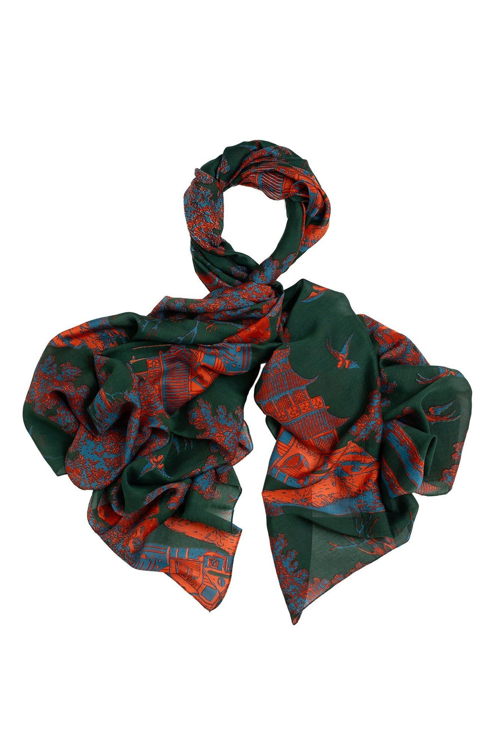 Pagoda Forest Scarf - One Hundred Stars
