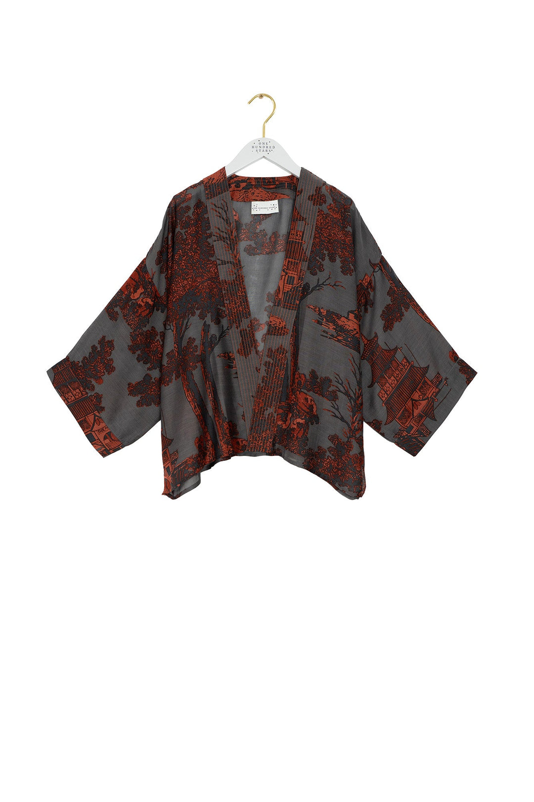 Pagoda Pewter Kimono