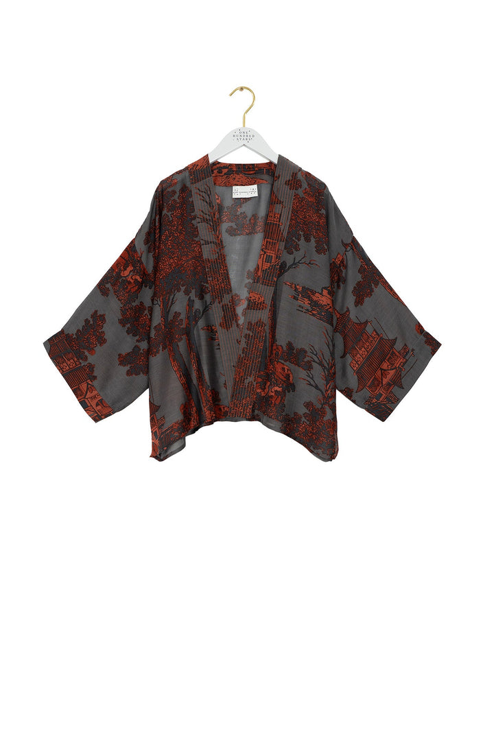 Pagoda Pewter Kimono
