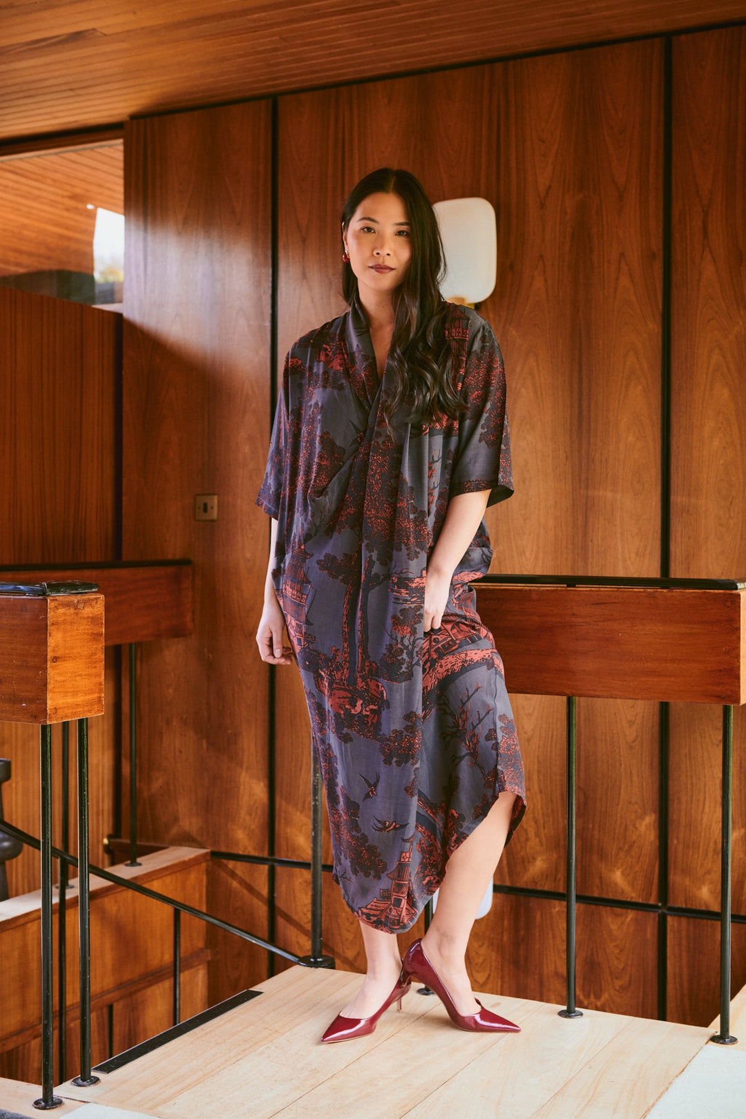 Pagoda Pewter Rachel Dress - One Hundred Stars
