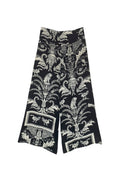 Vintage Damask Black Palazzo Pant